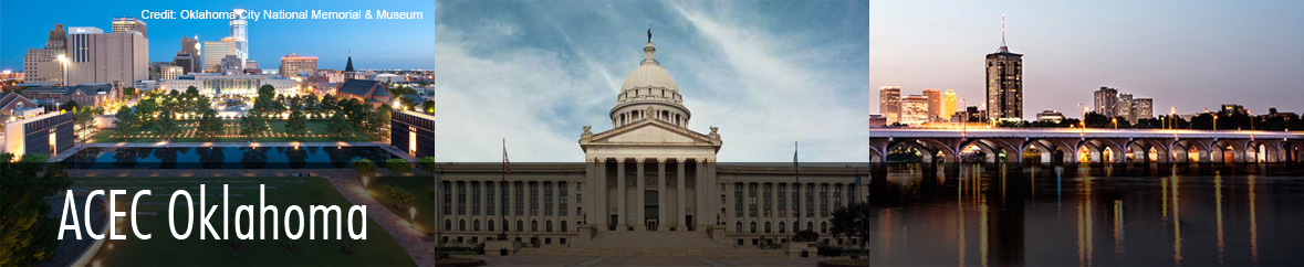 Oklahoma City, the State Capitol and Tulsa skyline